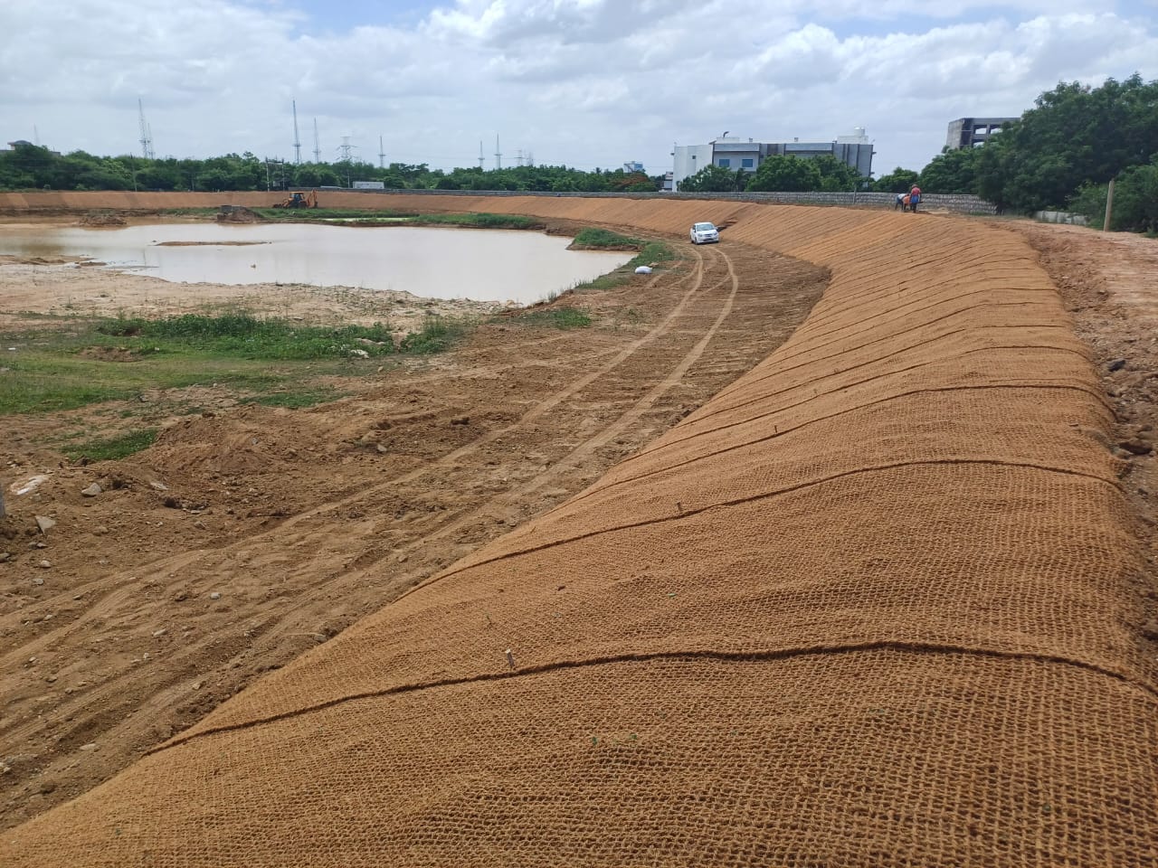Coir Geotextile laid